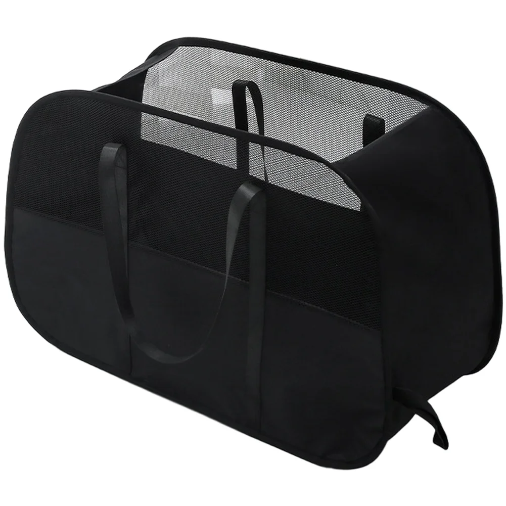 Ventilated Foldable Hamper for Laundry Clothes Toys with Oxford Fabric and Reinforced Steel Wire 68x31x45cm Build