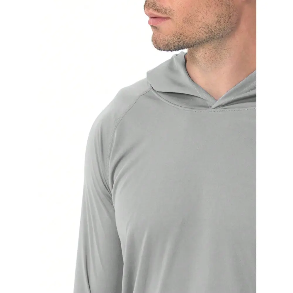 UPF 50 Sun Protection Hooded LongSleeved Fishing Running Fitness SPF Outdoor UV Shirt QuickDry Lightweight Top view 4