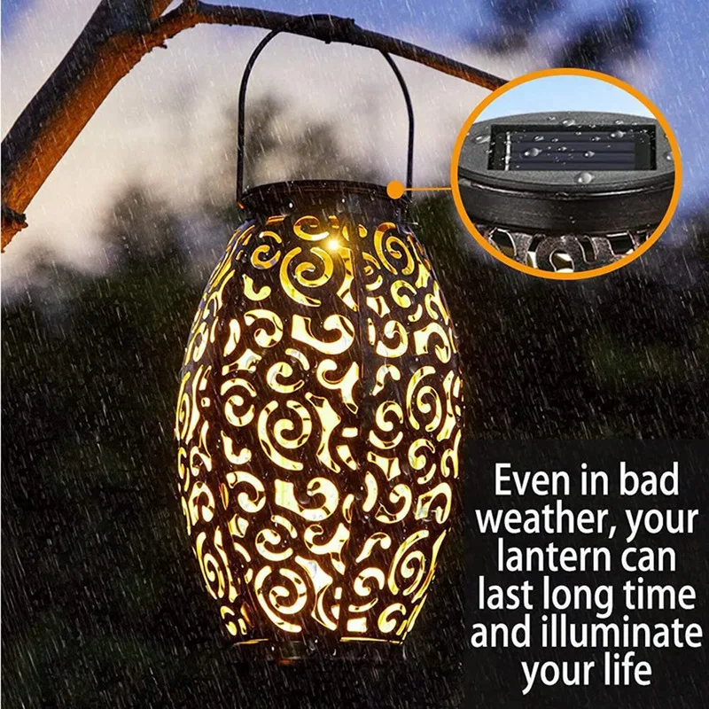 A16R-2 Pack Solar Lights Replacement Top For Lanterns, Waterproof Round Solar Lanterns Replacement Accessories