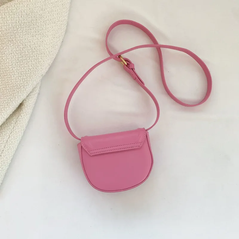 Petit sac à main en PU pour filles, sacs latéraux princesse décontractés, sac à main assressenti, couleurs bonbon, nouvelle version coréenne, mode