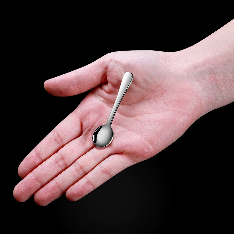 New#Stainless Steel Coffee Stirring Spoon Mini Note Spoon Mug Teaspoon Bar Ice Cream Creative Gift Spoon Kitchen Tableware