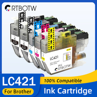 LC421XL LC421 421XL Compatible Ink Cartridge For Brother DCP-J1050DW MFC-J1010DW DCP-J1140DW Printer