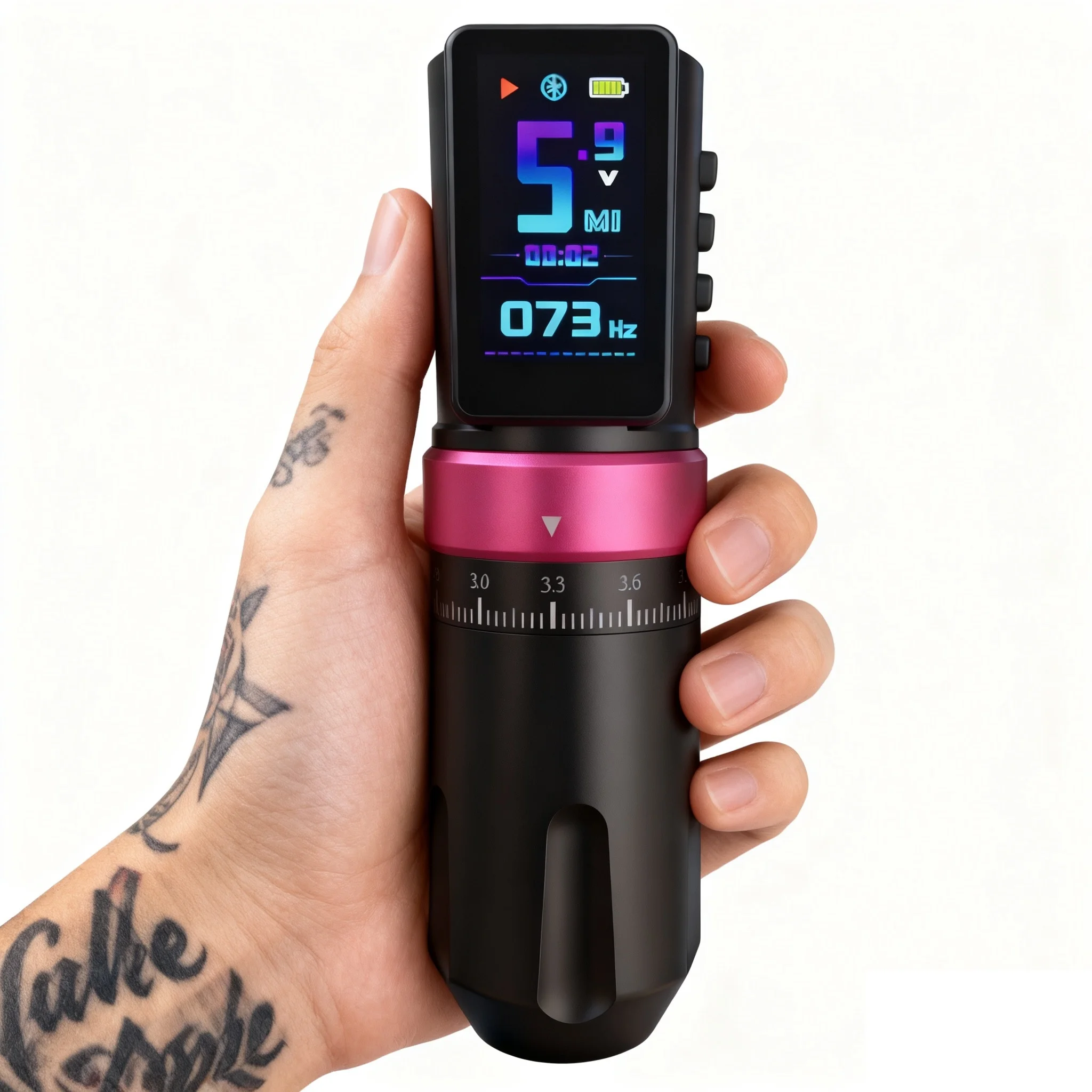 

Wirless Tattoo Machine Pen 2.0-4.2mm Adjustable Stroke With Powerful Custom Motor for Makeup Microplasty Pen For Tattoo