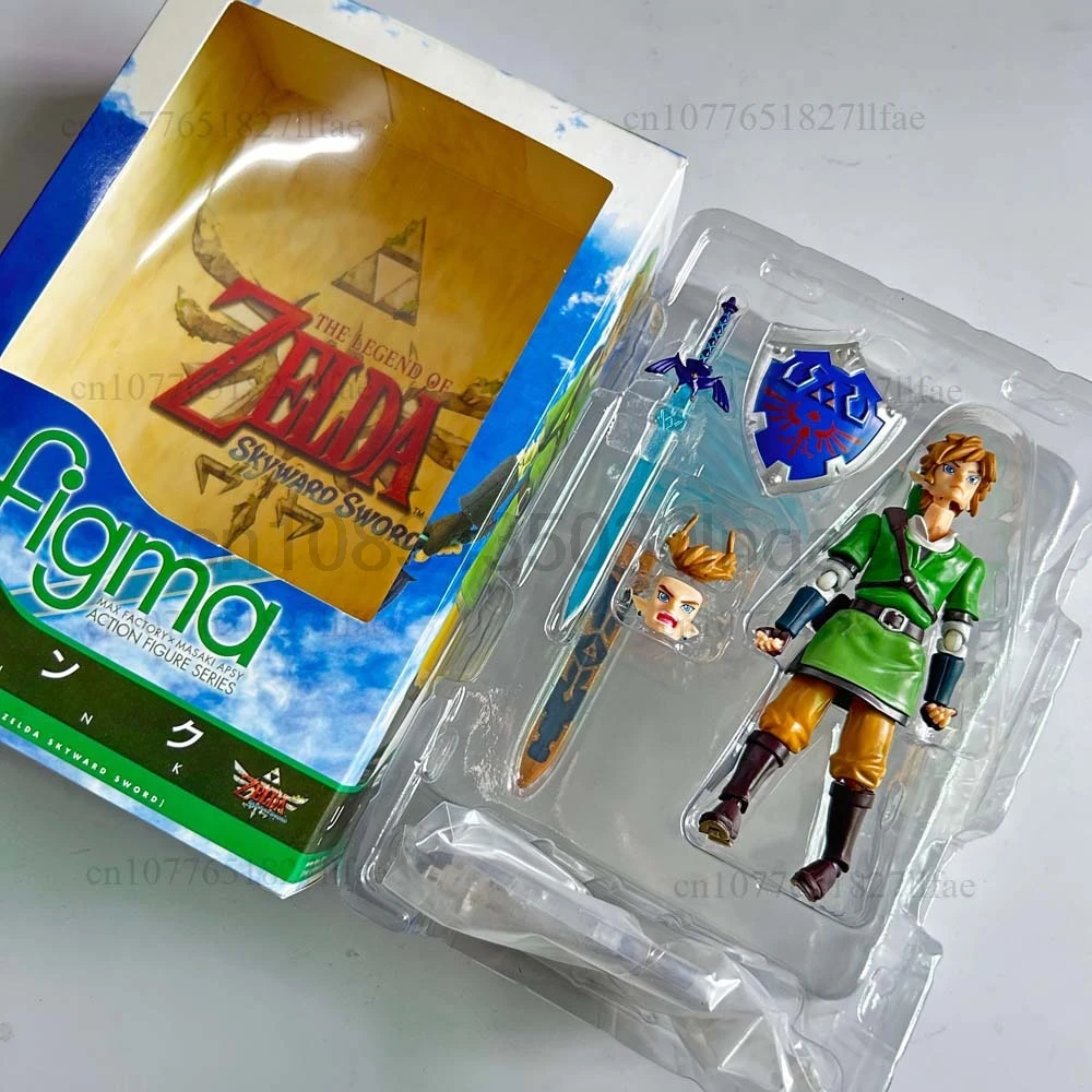 Figma 153 أسطورة زيلدا 153 Skyward السيف 14 سنتيمتر رابط عمل نموذج لجسم لعبة مشتركة المنقولة دمية غرفة هدية مزخرفة للأطفال