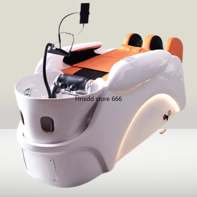 Chinese Spa Hair Wash Shaving Chair Hairdressing Shampoo Bed Treatment Cosmetic Men's Salon Reclining Aesthetic Machine Beauty