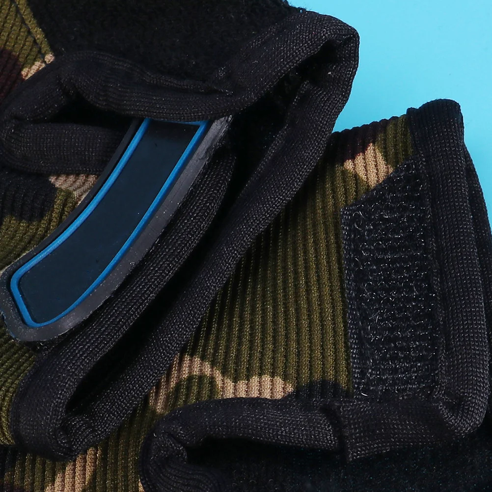 1 paar sportfietshandschoenen met halve vingers, duurzame antislip bergbeklimhandschoenen voor buitencamouflage