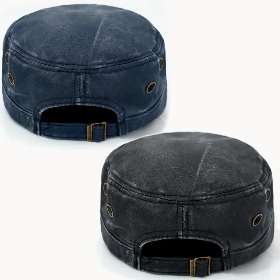 قبعة كاديت للجيش مكونة من قطعتين قبعة مسطحة للجنسين قبعة عسكرية للنساء والرجال #6