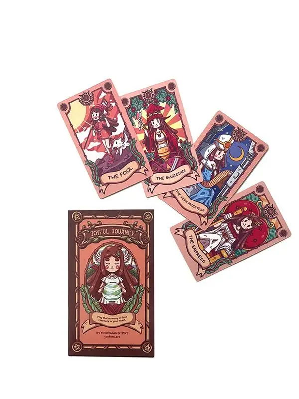 

12X7cm Mysterious Divination Card Cards Game Board Game Divination Tools For Future And Past Tarot Cards Joyful Journey Tarot