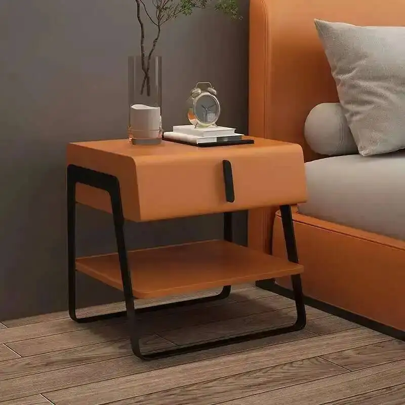 

Living Room Luxury Bedside Table Dressing Cabinet Narrow Auxiliary Bedside Table Small Removable Comodino Italian Furniture GG