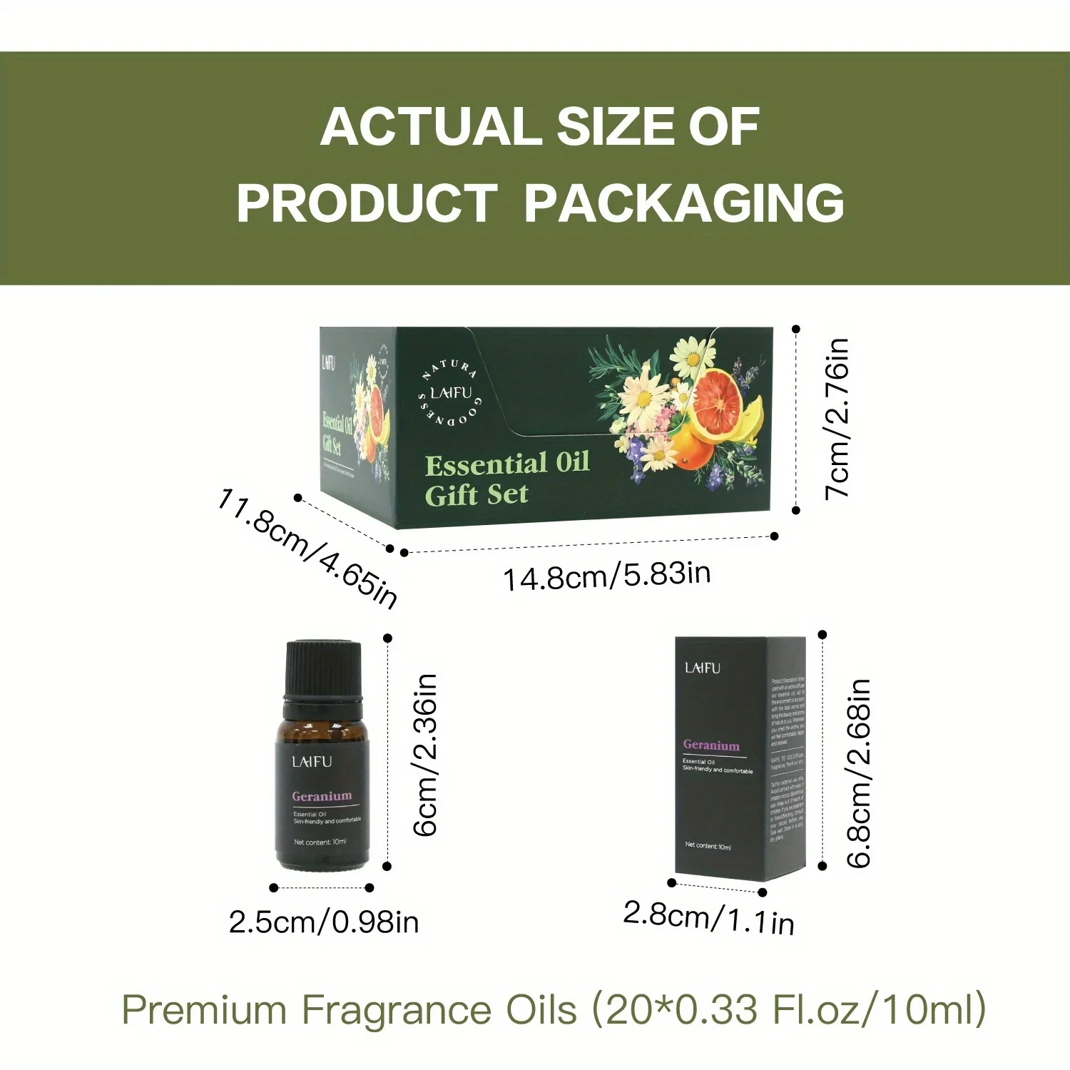 Aromatherapy Essential Oil Set, Water Soluble Scents for Humidifier, Diffuser, Candle & Soap Making, Home, Hotel & Restaurant Use, Multiple  Fragrances, 20x10ml