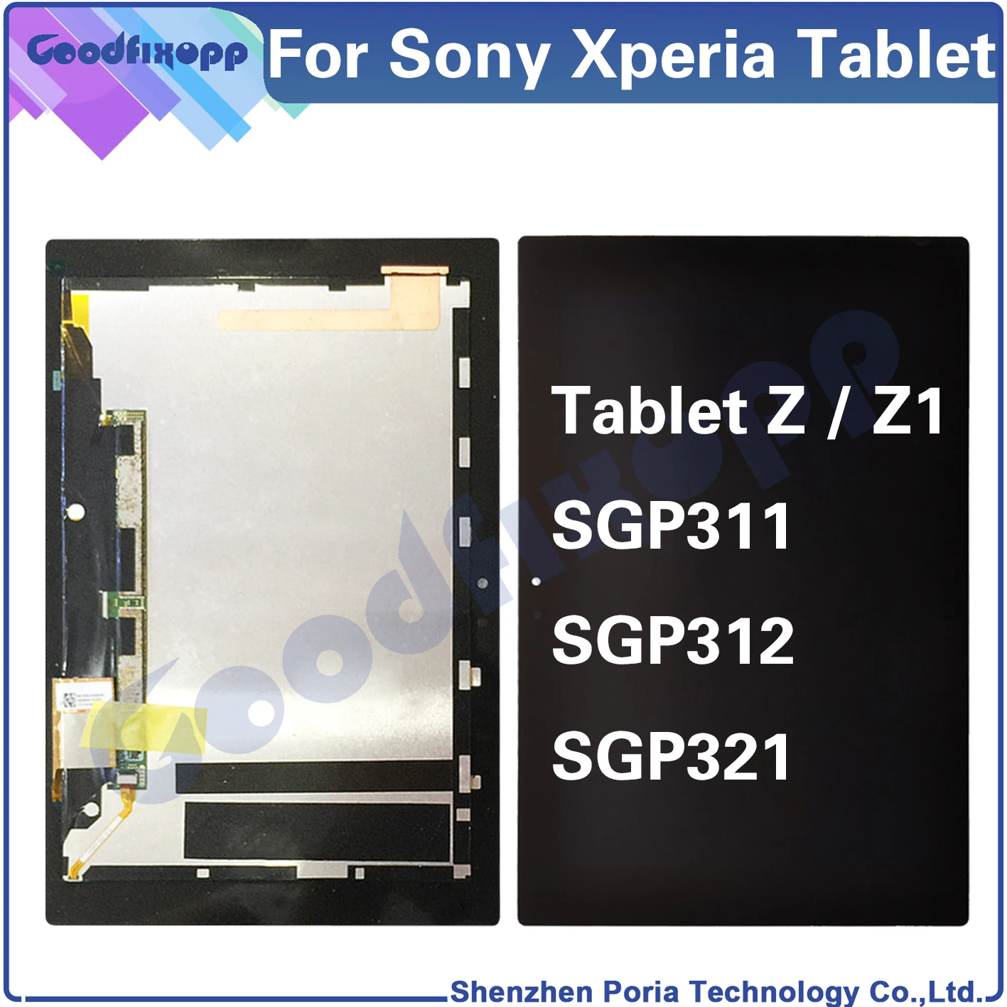For Sony Xperia Tablet Z Xperia TabletZ SGP311 SGP312 SGP321 SGP341 10.1'' LCD display with touch screen digitizer Replacement