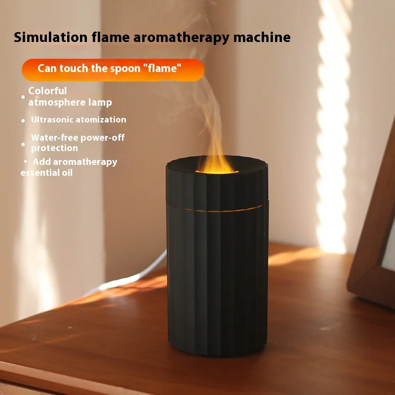 

Colorful Electric Flame Aroma Diffuser Air Humidifier for Car USB Ultrasonic Aromatherapy Essential Oil Diffuser for Home