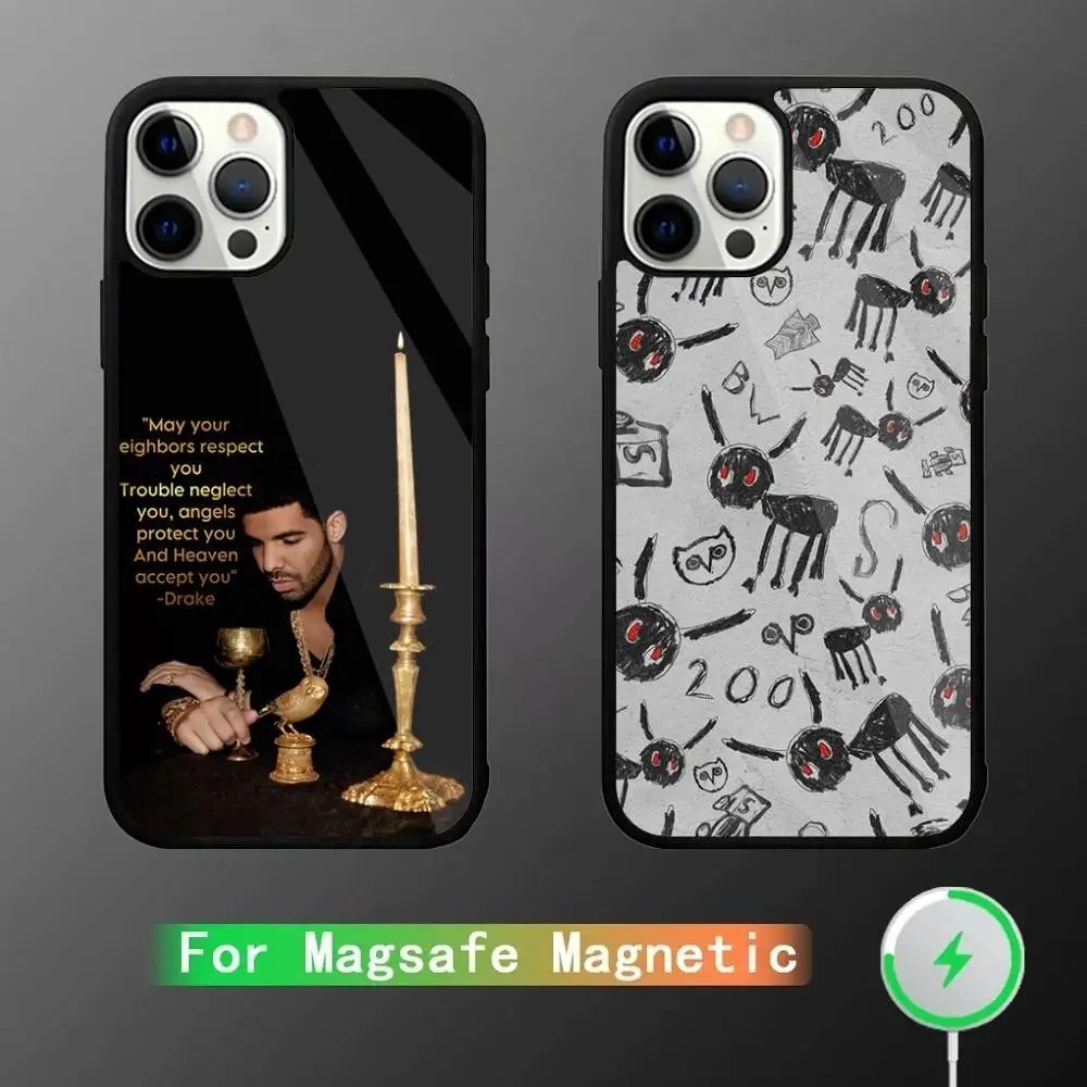 

D-Drake O-OvO OWL Phone Case For iPhone 17,16,15,14,13,12,11,Pro,Max,Plus,Mini,SE4,E Magnetic Magsafe Wireless Charging