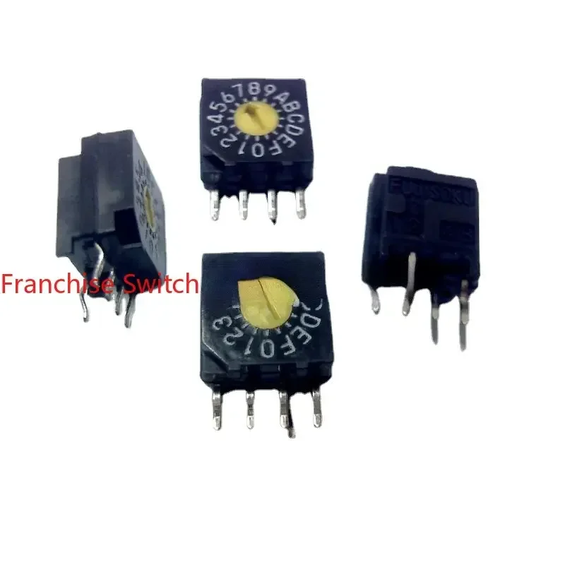 10PCS Encoder Encoding Switch 16 Position Vertical 8421
