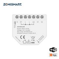 Zemismart 2 Gang WiFi Smart Relay with Power Monitor, Mini Switch Module, Work with Tuya Smart Life APP Voice Control