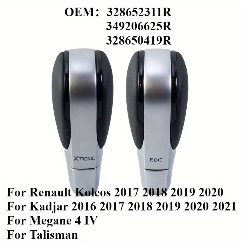 Automatic Gear Shift Knob Shifter Lever Handball For Renault Koleos 2017-2020 kadjar 2016-2021 Megane 4 IV