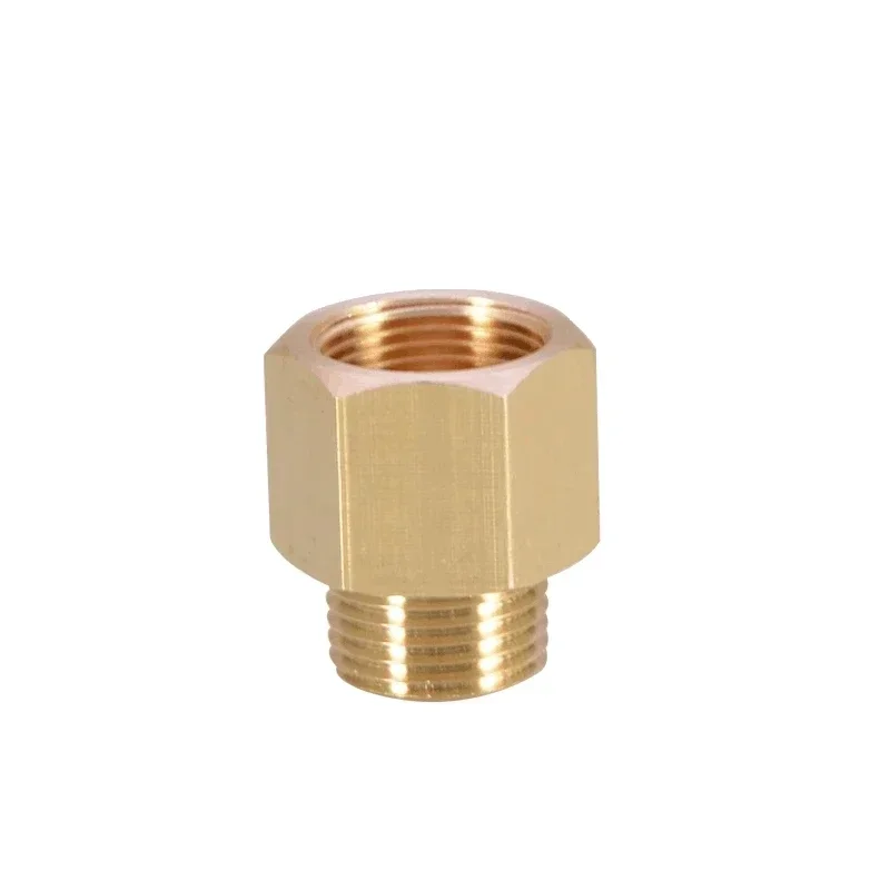 Conector adaptador de tubería de latón, rosca hembra a macho BSP, M4, M5, M8, M10, M12, 1/8 \