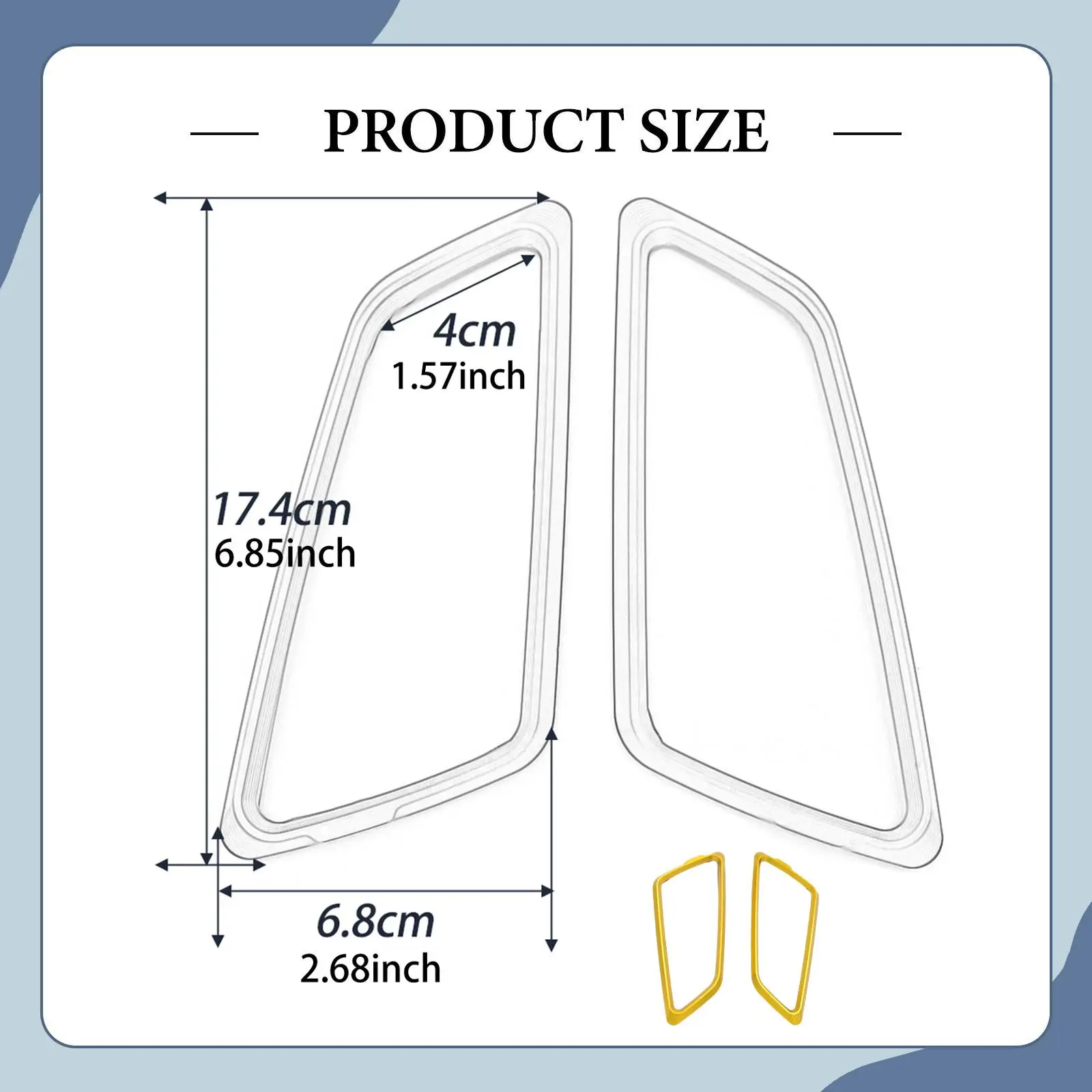 غطاء إشارة الانعطاف الأمامي لـ GTS 250 300 قوي وسهل التركيب على حدود الكسوة