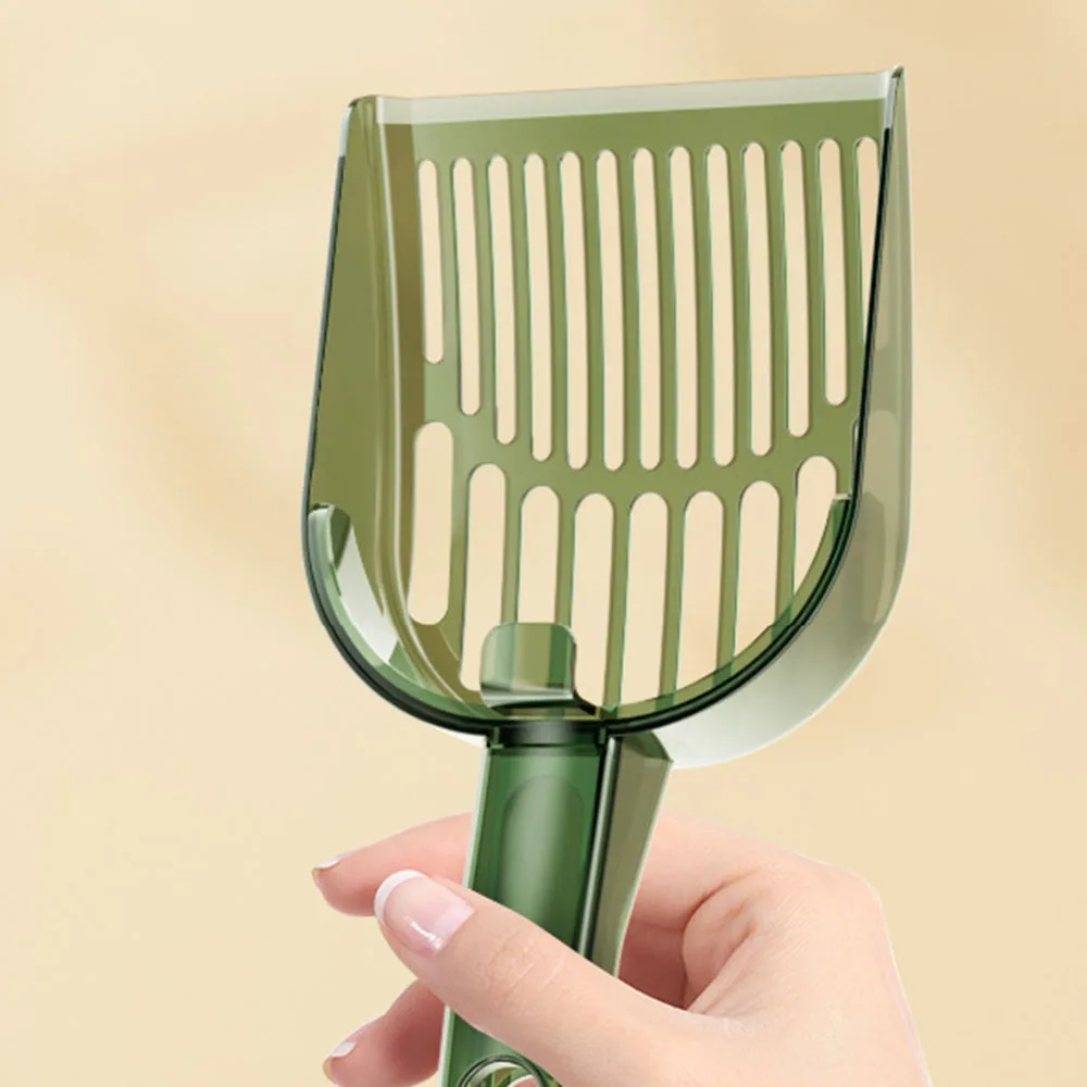 Arenero Para Gato Cat Accessories Integrated Cats Litter Scooper With Hole Wide Applications Pet Feces Shovel For Pet Poop Gatos