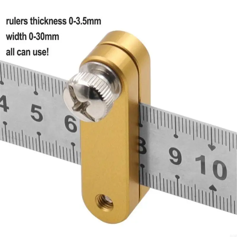 Ruler Limit Block Adjustable Ruler Stop Block Limiting Stoppers for Enhances Precisions in Woodworking & DIY Projects M4YD