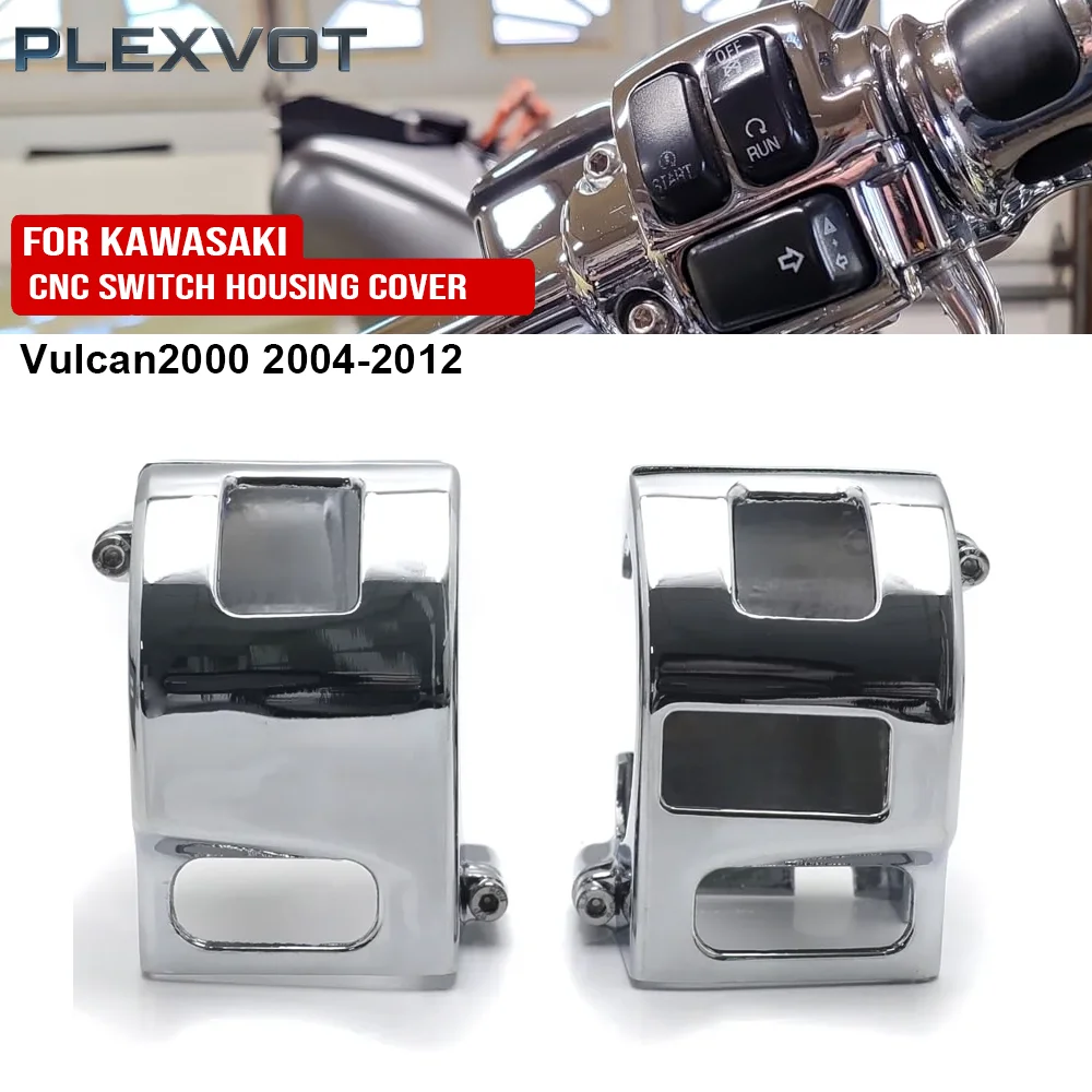 

Motorcycle Switch Housing Cover For Kawasaki Vulcan 2000 2004-2012 Vulcan 900 2006-2012 Suzuki Marauder 1600 Boulevard M95