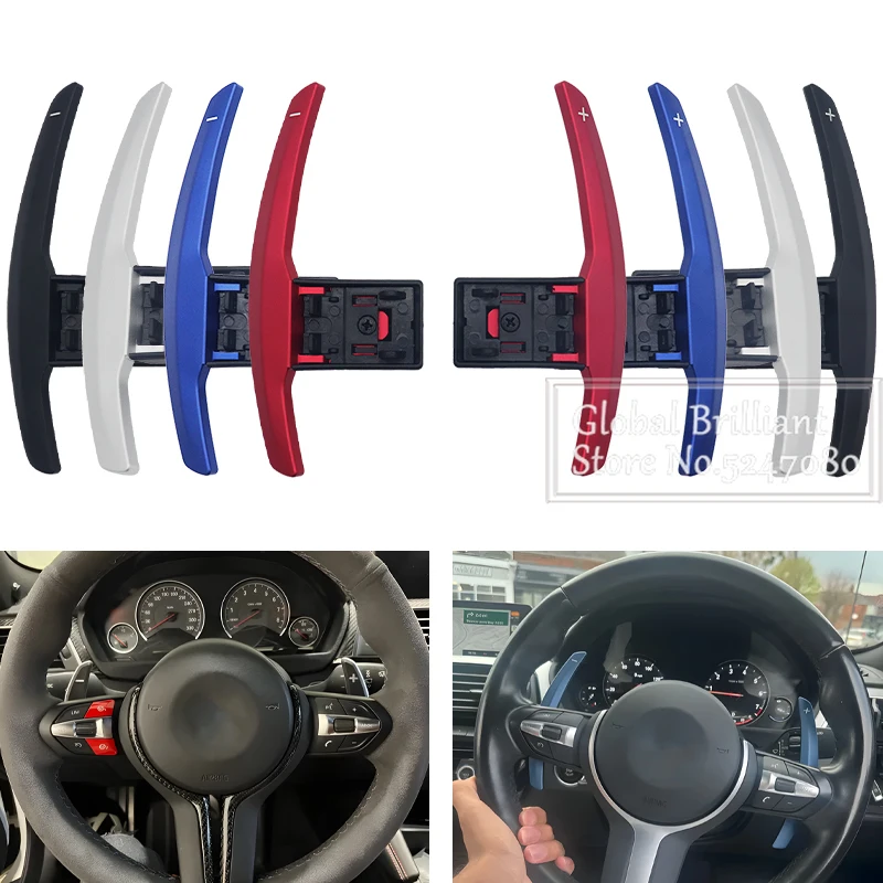 Car Steering Wheel Shift Paddle Shifter For BMW M3 M4 M5 F20 F30 F32 F22 F80 F87 F48 F45 F10 F11 F34 F15 F18 F12 F02 F25 i01 i12