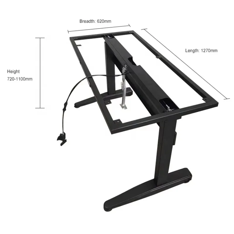 Desk Frame Legs Modern Desk Legs Metal Adjustable Pneumatic Table Legs