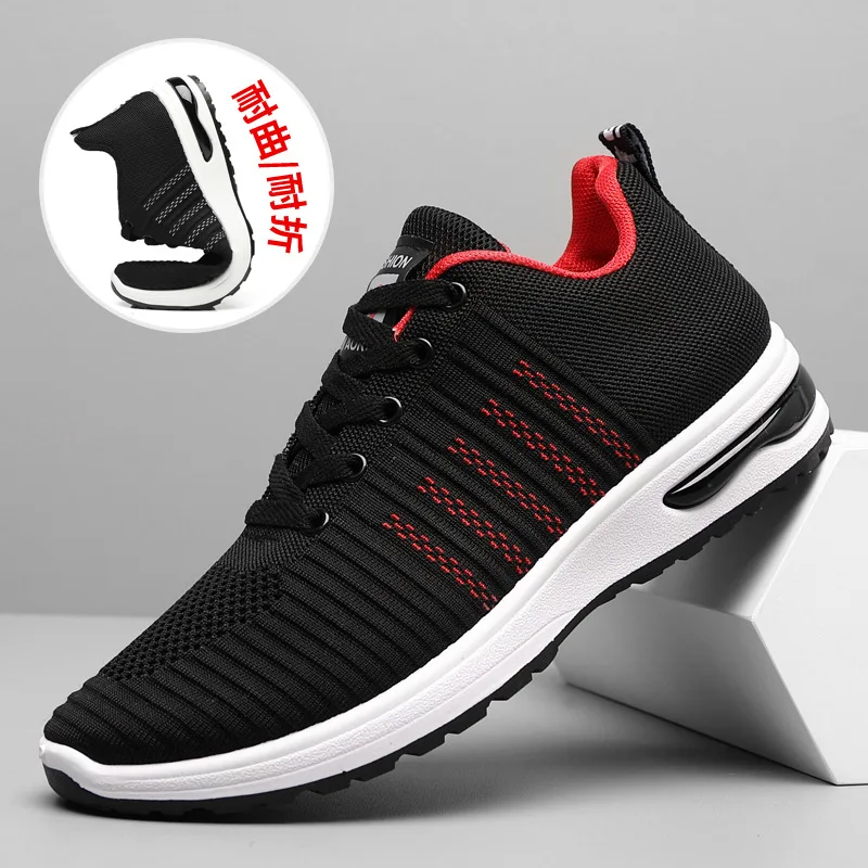 

Summer Mesh Sneakers Men's Outdoor Leisure Breathable Running Shoes Fashion Designer Lightweight Travel Shoes Zapatillas Hombre