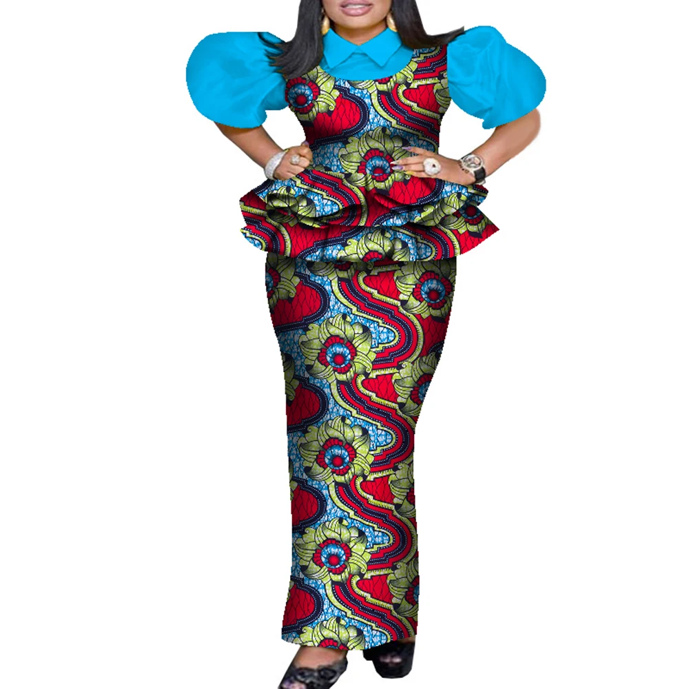 vetements-africains-a-la-mode-pour-femmes-ensemble-2-pieces-imprime-floral-haut-plisse-et-robe-skrit-dashiki-tenue-de-fete-manches-bouffantes-wy8053