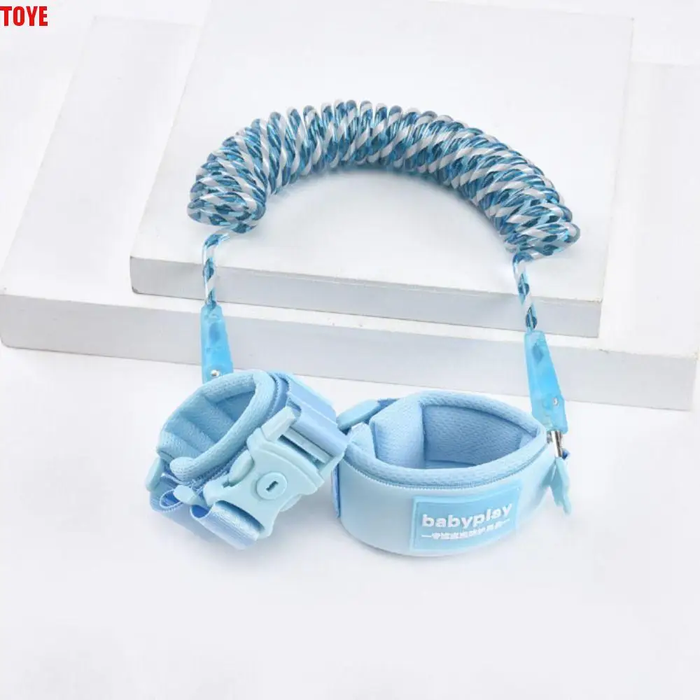 

Elastic Baby Link Traction Rope Loss prevention Bracelet Anti-lost Wrist Link Band Reflection Key Lock Children Safety Harness
