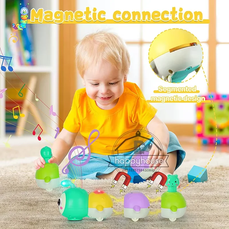 Brinquedos para bebês engatinhando de 6 a 12 meses, brinquedos musicais iluminados para crianças de 7 8 9 12 meses, brinquedos educativos infantis