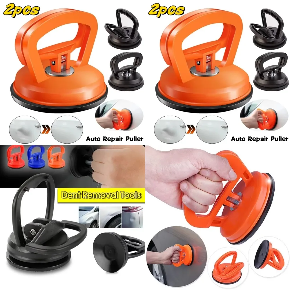 

2pcs Car Heavy Duty Suction Cup Panel Sucker Repair Bodywork Dent Remover Auto Dent Repair Tools Fix Mend Pull Glass