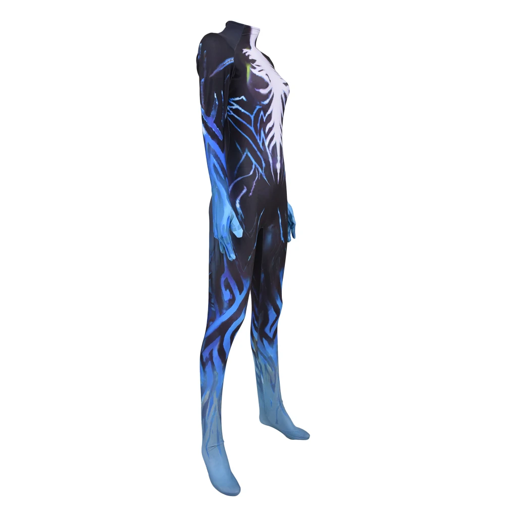 Volwassenen Kids Phantom Assassin Cosplay Kostuums Meisjes Superheld Zentai Suit Halloween Bodysuit Party Jumpsuit