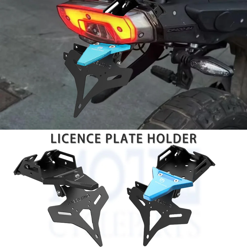 

FOR CFMOTO CF 675SR/SR-R 675SS 675NK 2024-2026 500SR 2026-2028 License Plate Holder Bracket Rear Tail Tidy Fender Eliminator Kit