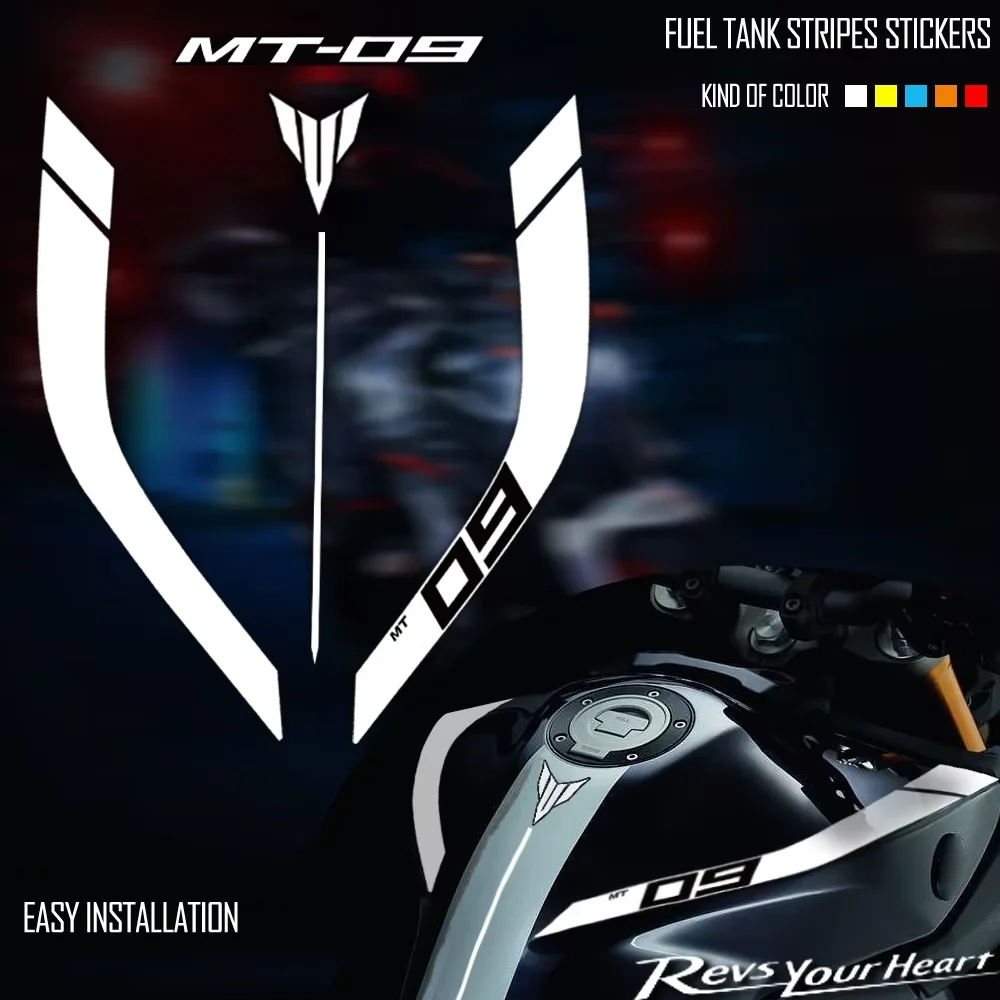 

MT09 Motorcycle Stickers Accessories Fuel Tank Decals Logo Protector For Mt09 Fz09 Fz-09 Mt-09 SP 2019 2020 2021