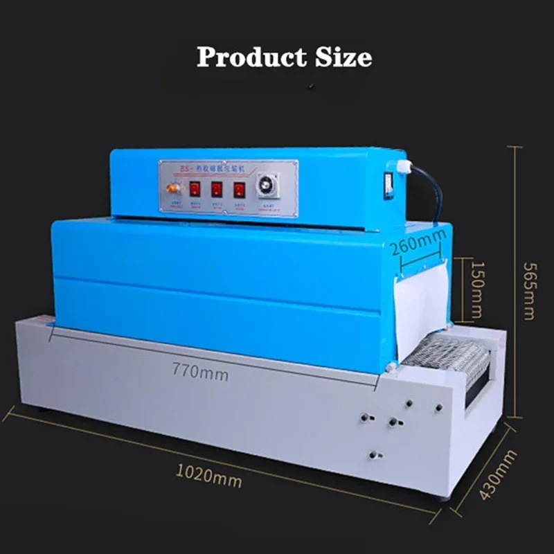 Tissue Box Heat Shrinkable Film Packaging Card Shrink Wrapping Machine for Welding Wire