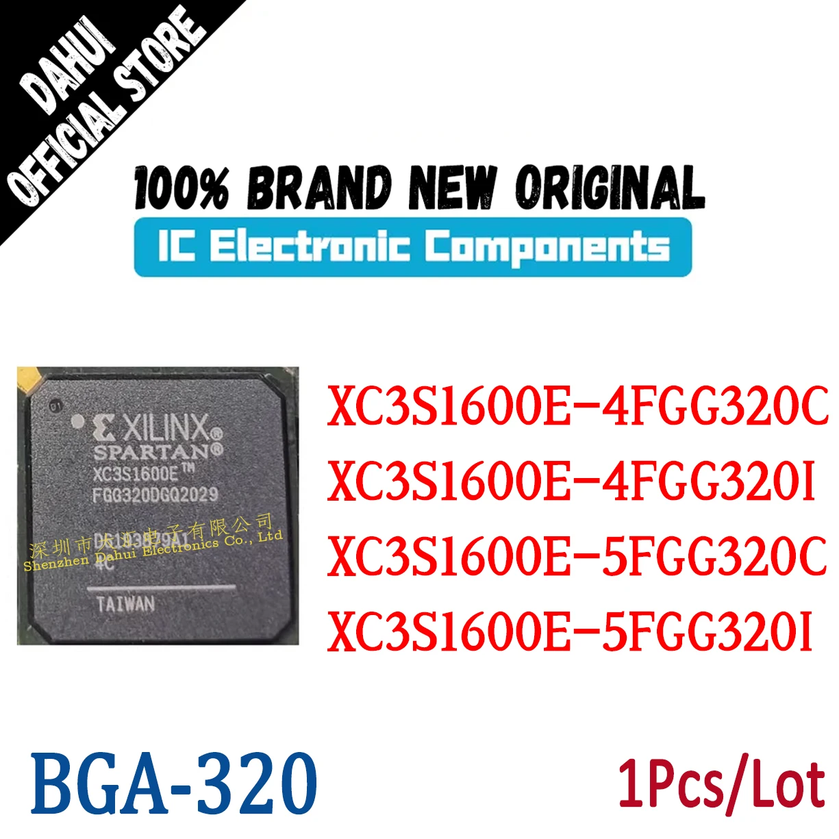 

XC3S1600E-4FGG320C XC3S1600E-4FGG320I XC3S1600E-5FGG320C XC3S1600E-5FGG320I BGA-320 Processor chip IC new original