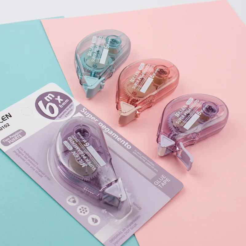 

Двусторонний скотч для начальной школы, 6 метров, 10 метров, корректирующая лента.