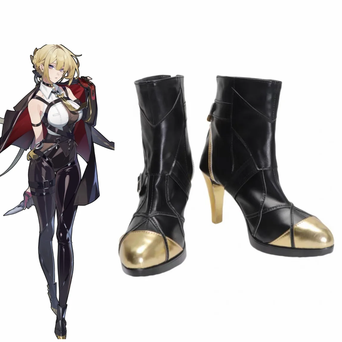 

Game Zenless Zone Zero Evelyn Cosplay Shoes ZZZ Cosplay Costume Shoes Evelyn Chevalier Cosplay Carnival Roleplay