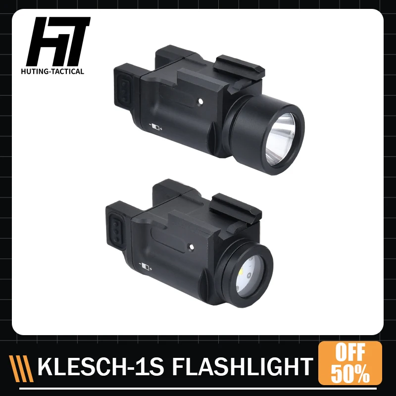 

Tactical Zenit Klesch 1S 1 GEN.2.0 Flashlight Airsoft Pistol Hunting Lamp Weapon Hanging LED Weapon Scout Light For Glock 17 19