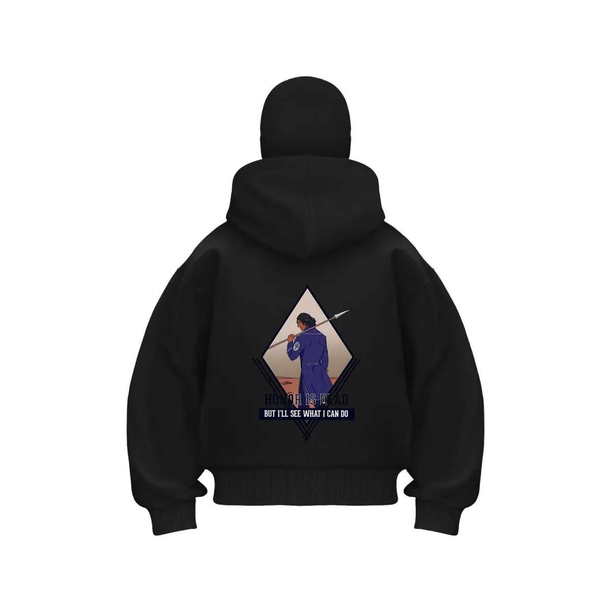 Honor Is Dead Kaladin Bridge 4 Classic hombres sudadera con capucha de gran tamaño invierno cálido sudadera de manga larga