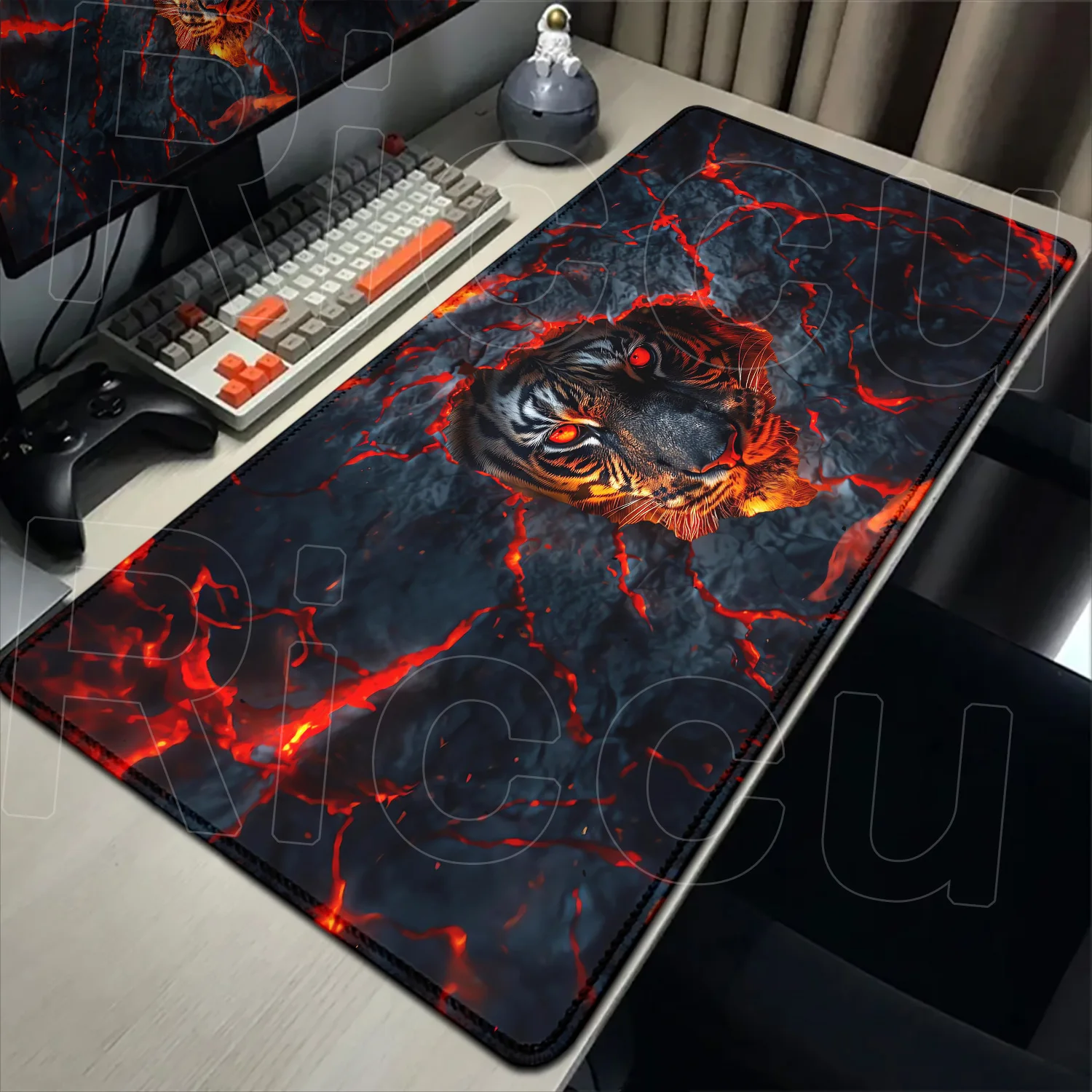 

HD Printing Animals Tiger Mouse Pad Gaming Large Home Durable Mousepad XXL Carpet Natural Rubber Laptop Desktop Company Desk Mat