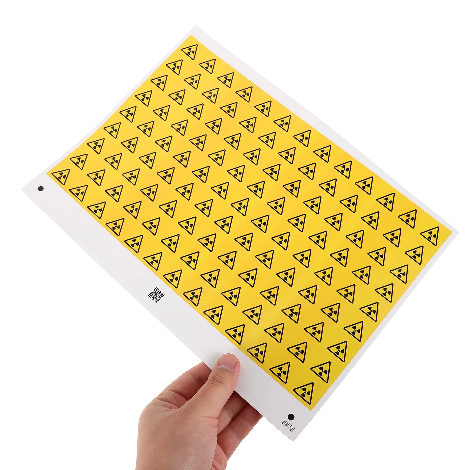 290Pcs Radiation Warning Stickers High Visibility Durable Material Safety Signs Do Not Touch Decals Electrical Stickers