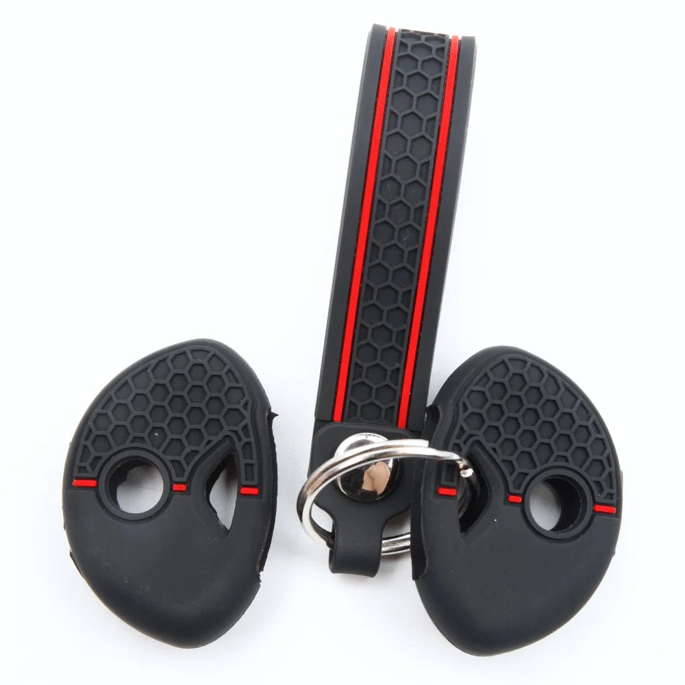 Soft Silicone Key Fob Case For BMW K1200R R1200RT K1300R S1000RR F650GS F800GS F800ST with slim wrist strap Shock Absorbing