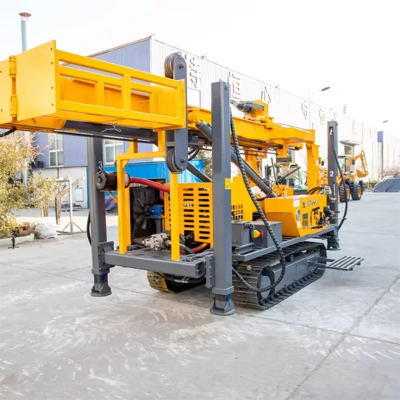 200m Portable Borehole Water Well Drilling Rigs 100m 180m Drill Rig Machine Water Pneumatic Dual-purpose Drilling Rig Machine