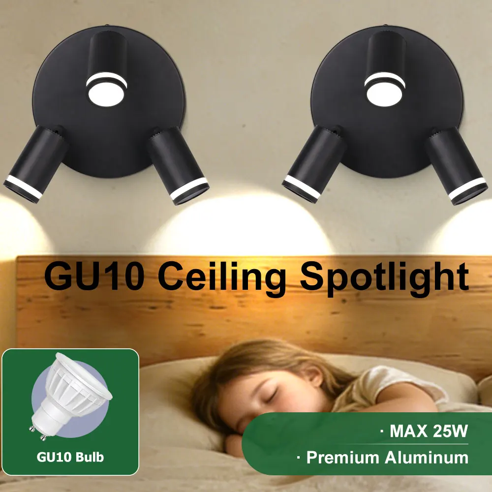 

Светодиодный потолочный светильник GU10 с заменяемой лампой, 220В, для спальни, кухни, гостиной, декоративное освещение, подвесной светильник