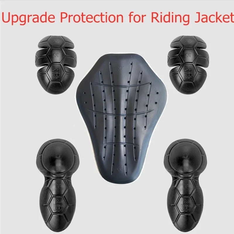 

Motorcycle Jacket Insert Protective Gear Motocross CE Protector Back Shoulder Elbow Knee High Elasticity Pads Biker Armor CR-11