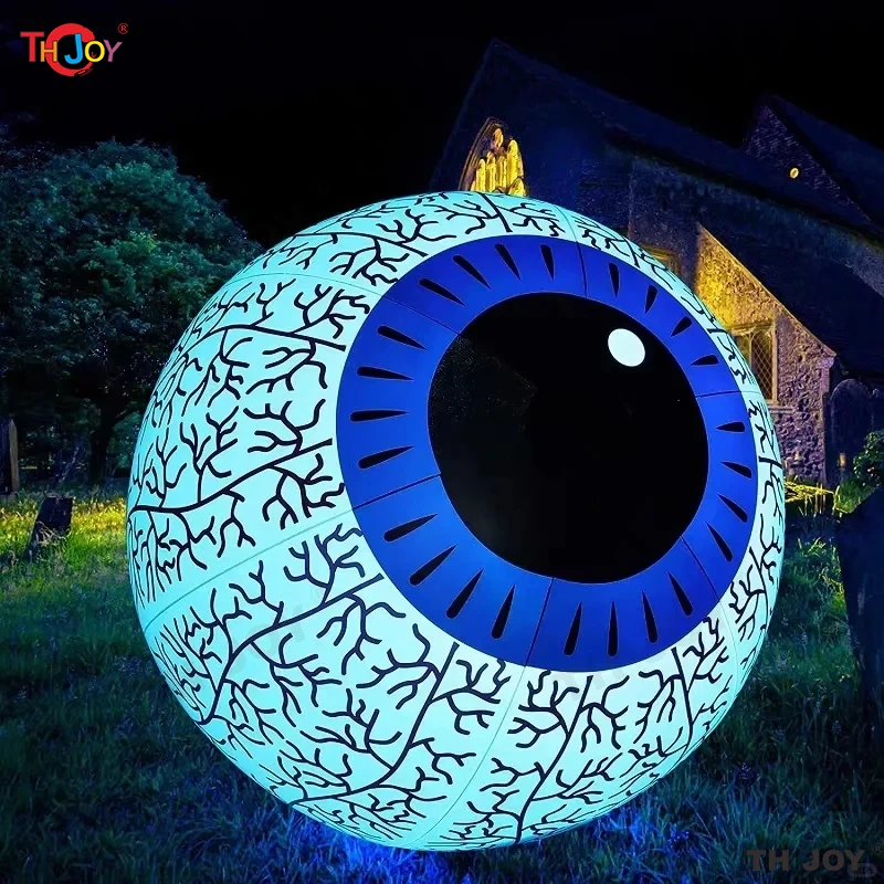 

Fast Air Shipping Halloween Horrible Decoration Eye Ball Balloon Inflatable Giant Eyeball For Holiday Activities Advertising