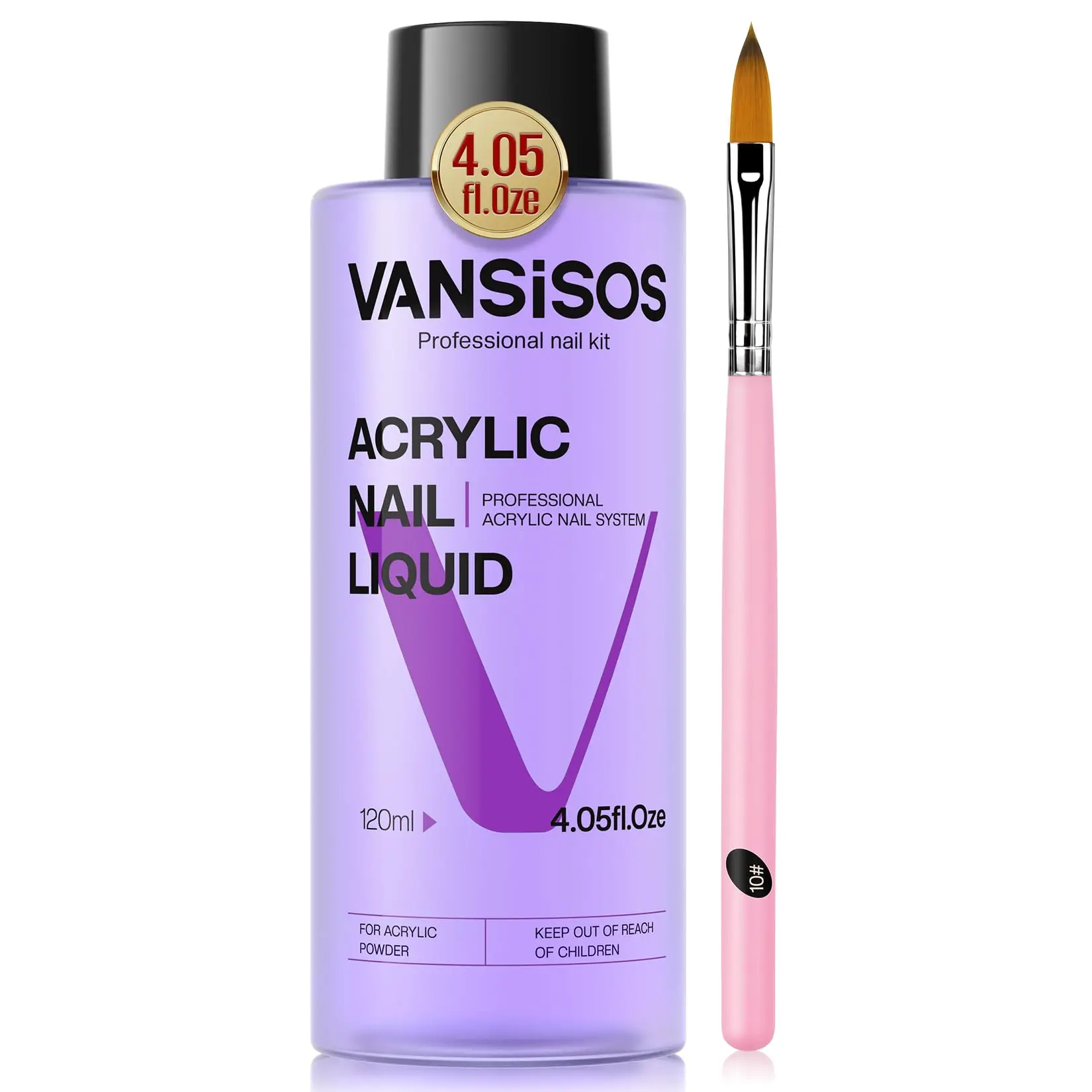 Professional Acrylic Nail Liquid: Acrylic Liquid for Acrylic Powders Non-Yellowing for MMA-Free DIY Home Nail Salon Use