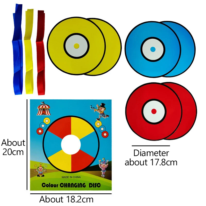 Color Changing Paper Bag Magic Tricks Magic Toys Professional Magic Games Change Bag
